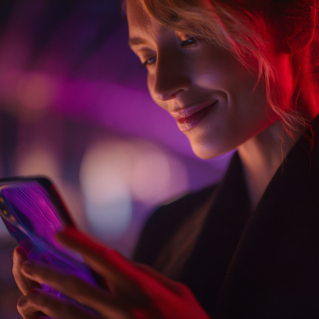 Person using mobile app - Software as Marketing